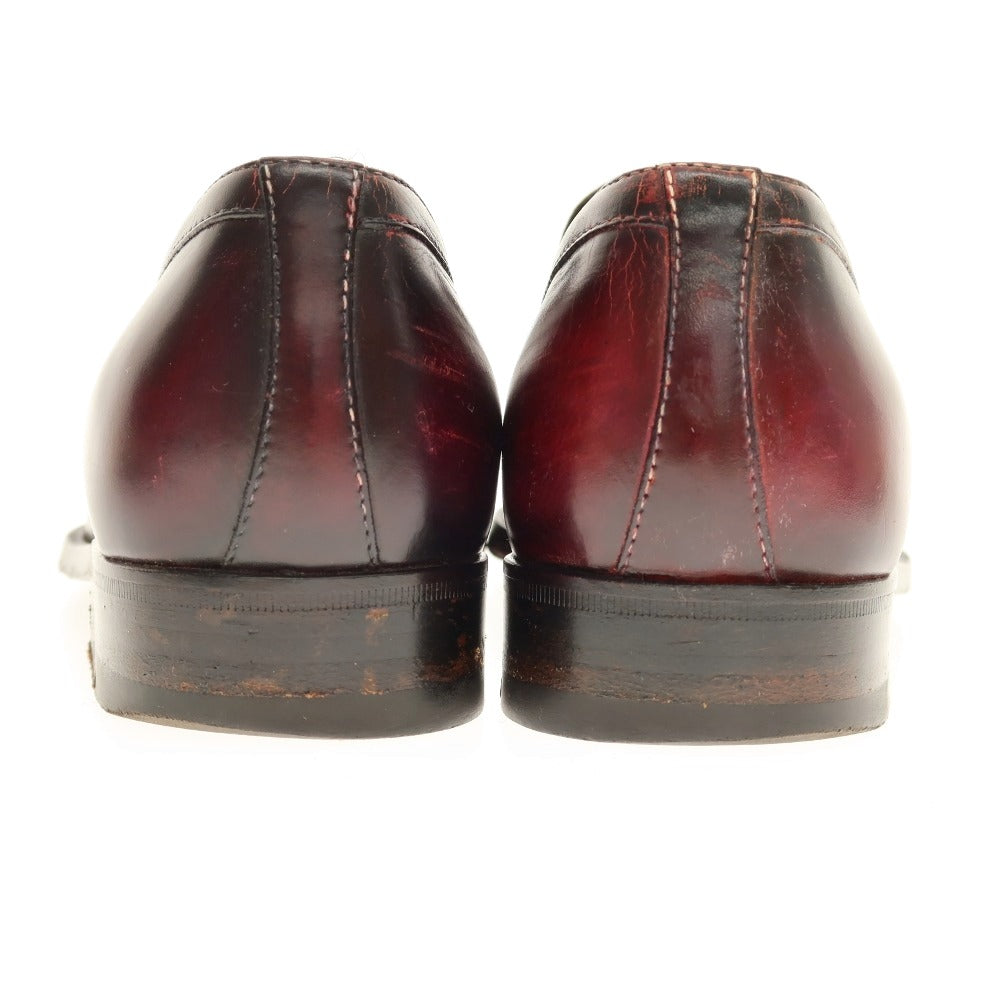 【中古】ア テストーニ a.testoni タッセルローファー パープル【サイズ5 1/2】【 状態ランクC 】【 メンズ 】