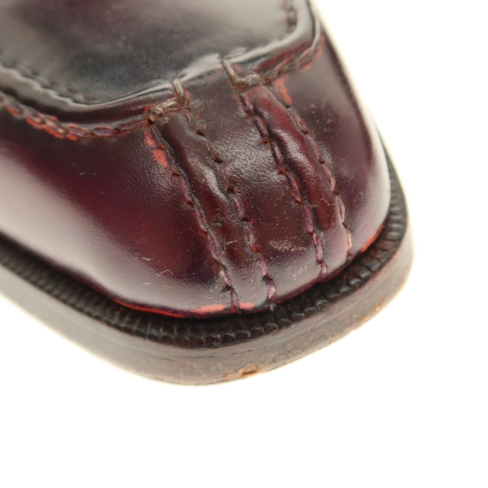 【中古】ア テストーニ a.testoni タッセルローファー パープル【サイズ5 1/2】【 状態ランクC 】【 メンズ 】