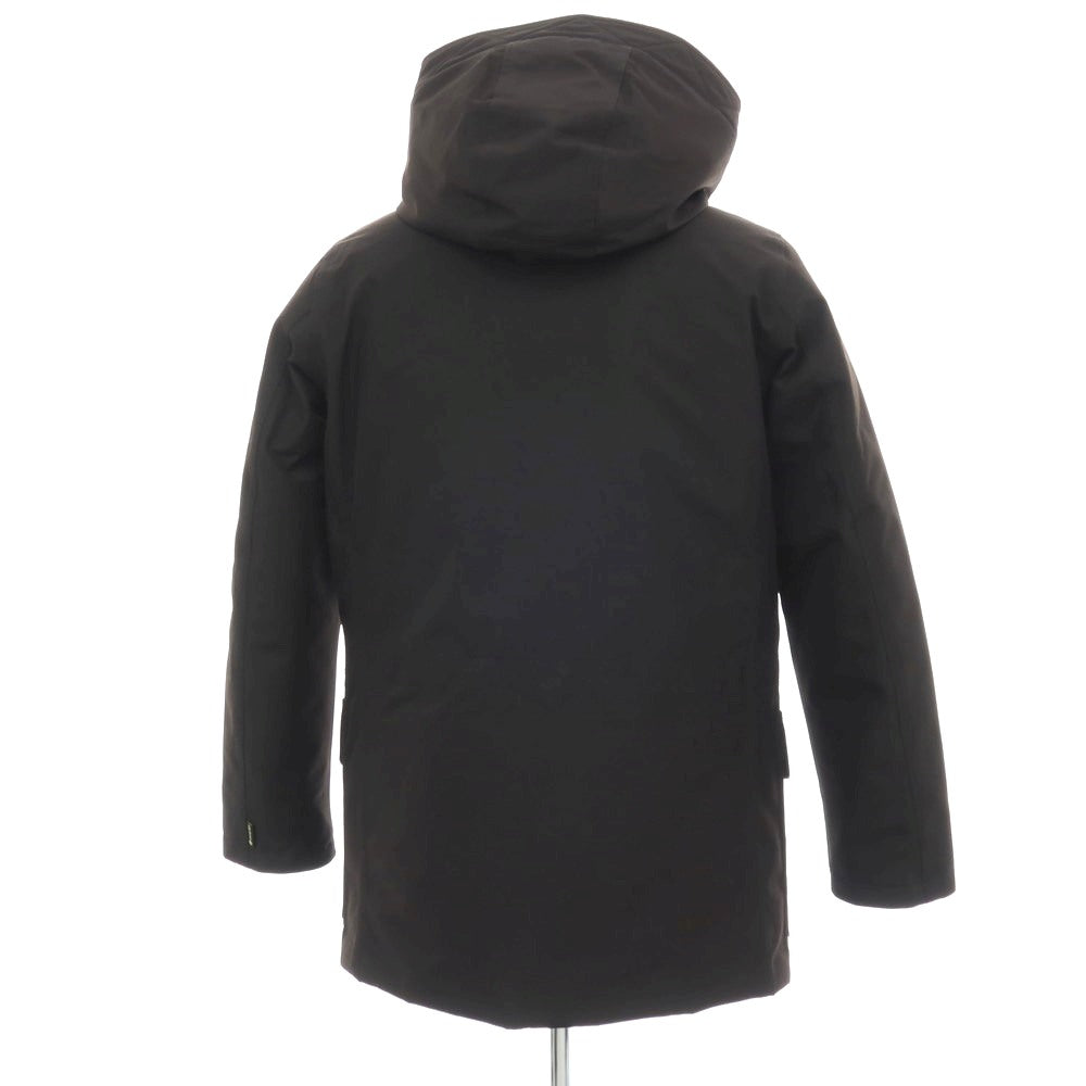 【中古】ウールリッチ WOOLRICH GORE-TEX ポリエステル フーデッド ダウンコート ブラック【 サイズM 】【 状態ランクB 】【 メンズ 】