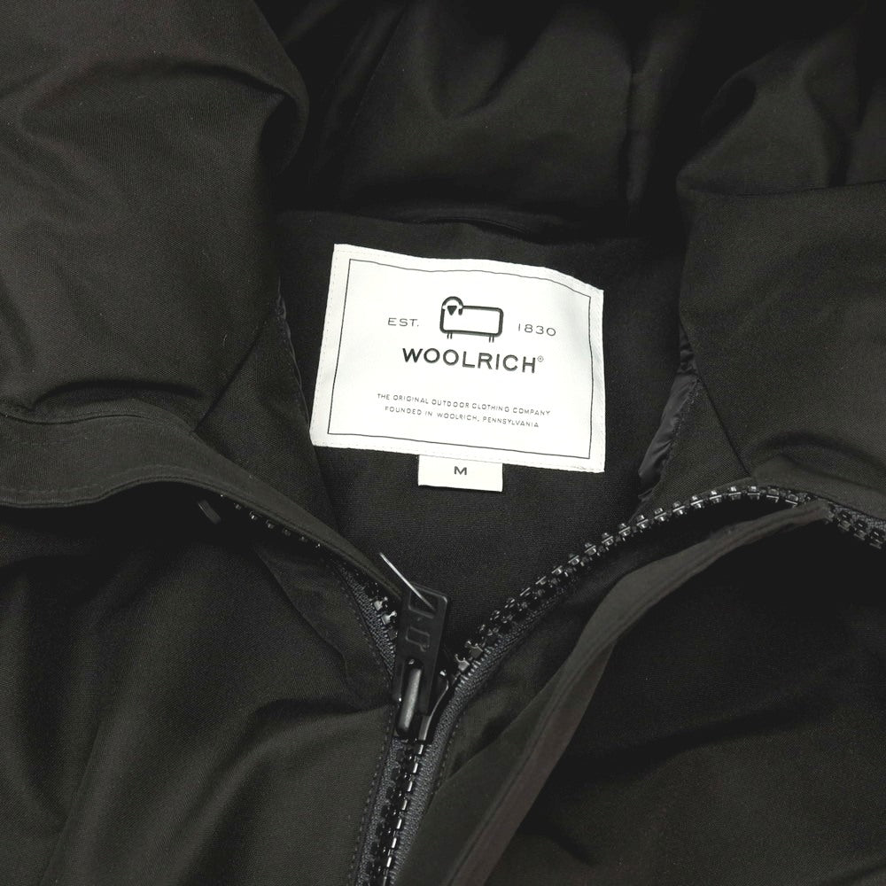 【中古】ウールリッチ WOOLRICH GORE-TEX ポリエステル フーデッド ダウンコート ブラック【 サイズM 】【 状態ランクB 】【 メンズ 】