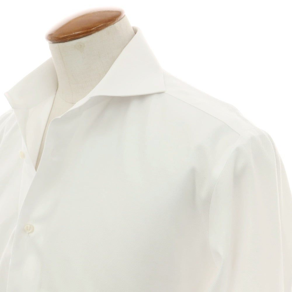 【中古】グローバルスタイル GLOBAL STYLE コットン系 ホリゾンタルカラー ドレスシャツ ホワイト【サイズ表記なし(M位)】【 状態ランクB 】【 メンズ 】