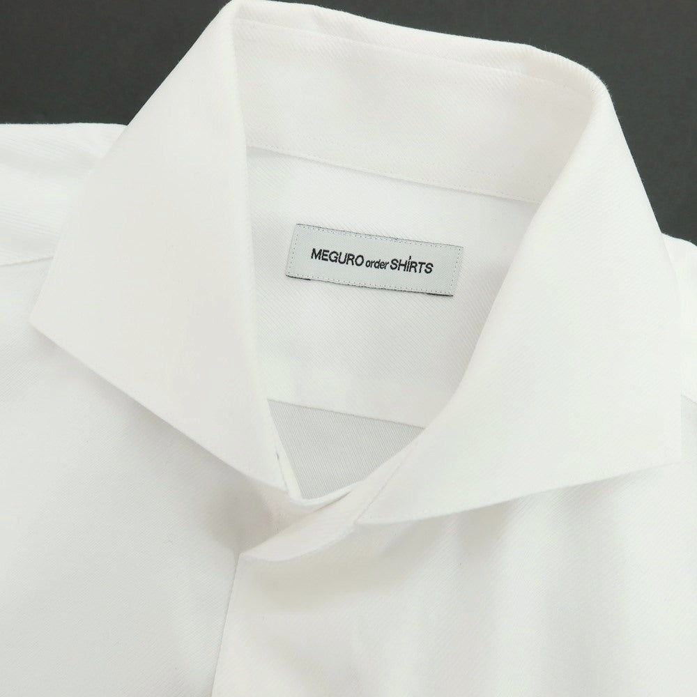 【中古】グローバルスタイル GLOBAL STYLE コットン系 ホリゾンタルカラー ドレスシャツ ホワイト【サイズ表記なし(M位)】【 状態ランクB 】【 メンズ 】