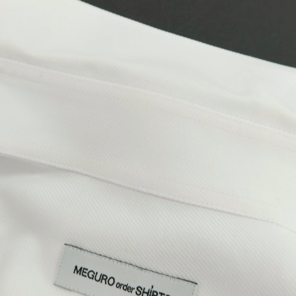 【中古】グローバルスタイル GLOBAL STYLE コットン系 ホリゾンタルカラー ドレスシャツ ホワイト【サイズ表記なし(M位)】【 状態ランクB 】【 メンズ 】