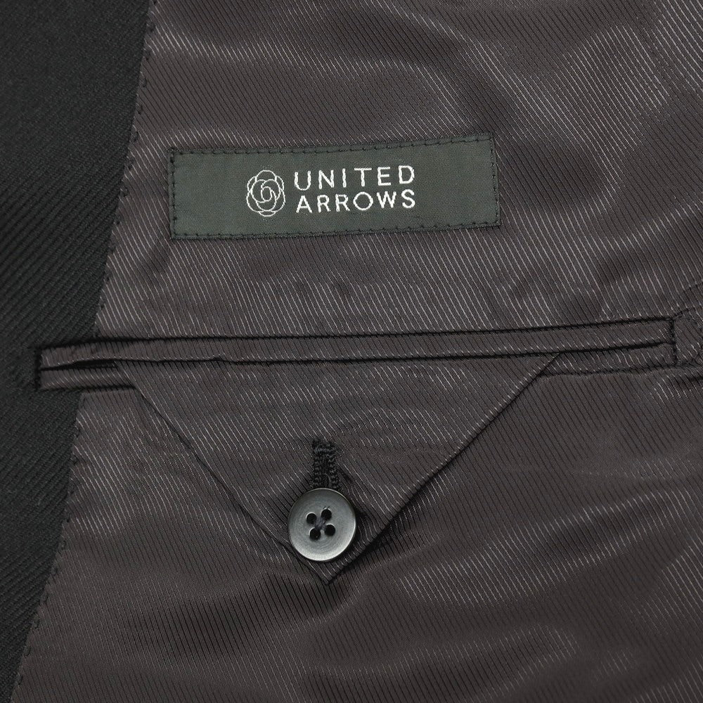 【中古】ユナイテッドアローズ UNITED ARROWS ウールカシミヤ チェスターフィールドコート ブラック【サイズ50】【 状態ランクB 】【 メンズ 】