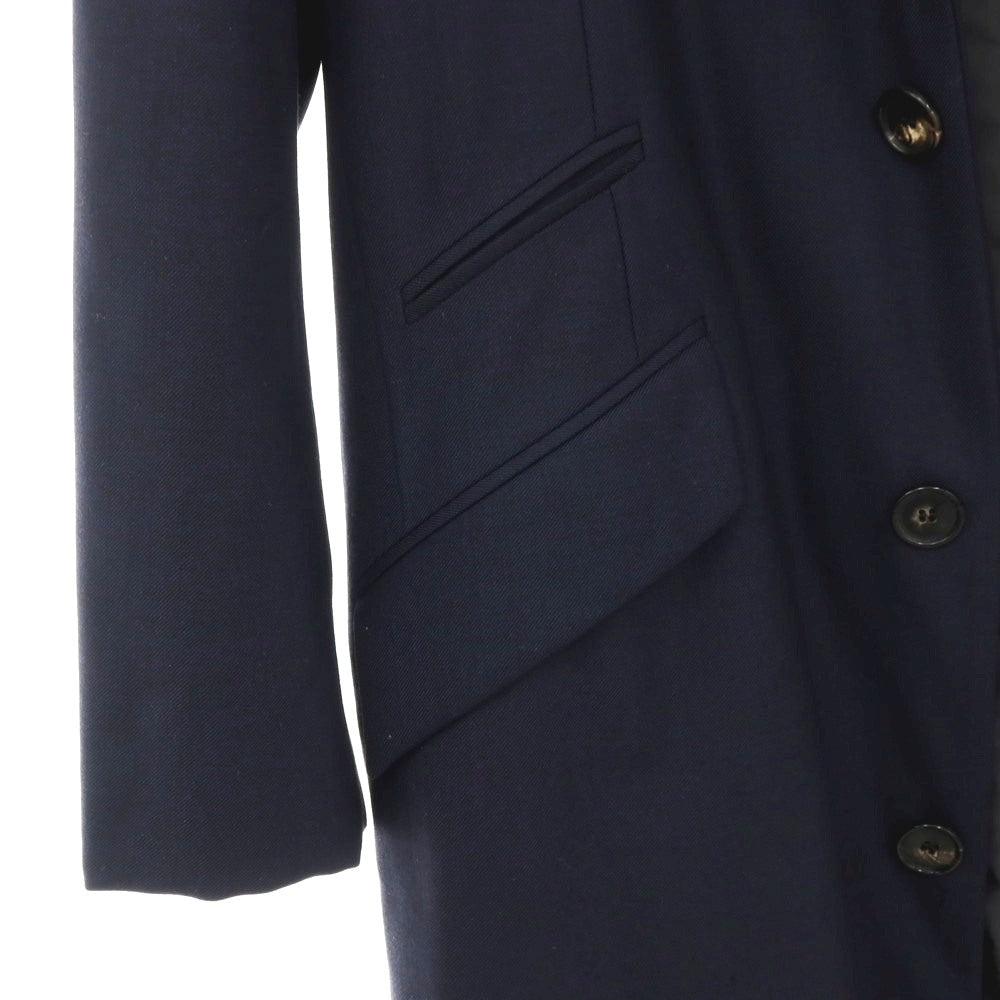 【中古】パルト PALTO ポリエステルウールポリウレタン 中綿入り チェスターフィールドコート ネイビー【サイズ50】【 状態ランクB 】【 メンズ 】