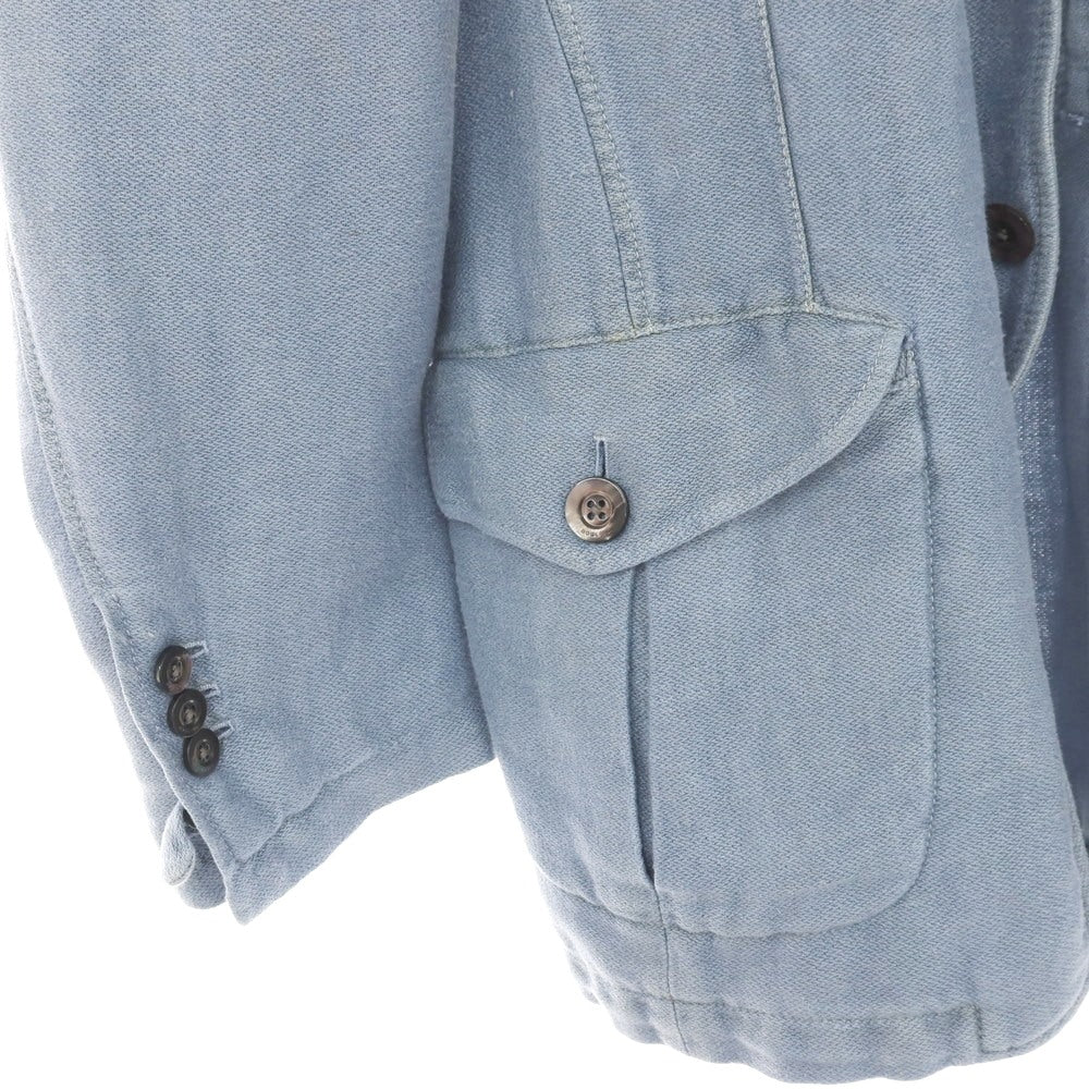 【中古】ボリオリ BOGLIOLI K.JACKET リネンコットン 2B カジュアルジャケット ライトブルー【サイズ50】【 状態ランクC 】【 メンズ 】