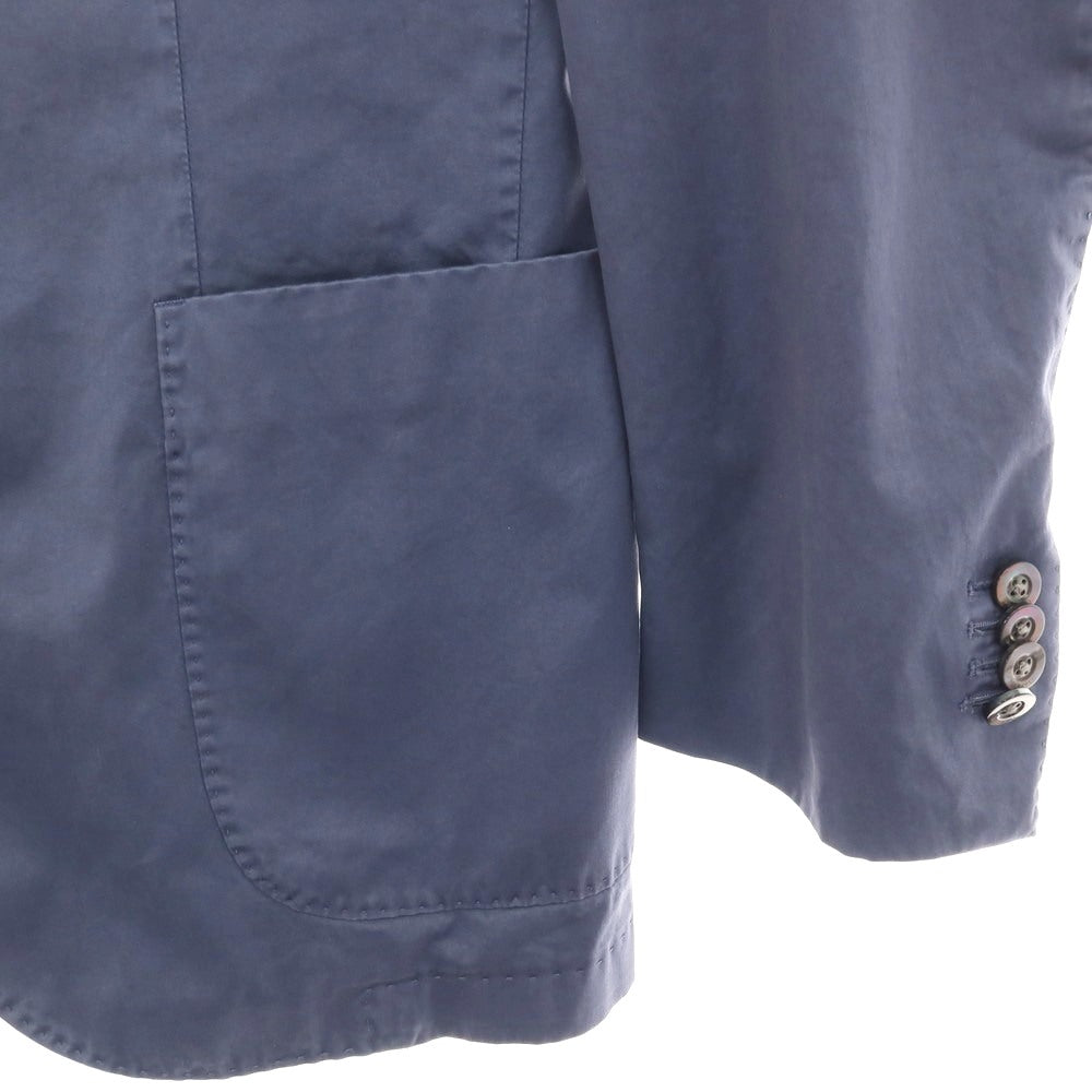 【中古】ボリオリ BOGLIOLI COAT コットン 3B テーラードジャケット スモークブルー【サイズ50】【 状態ランクC 】【 メンズ 】