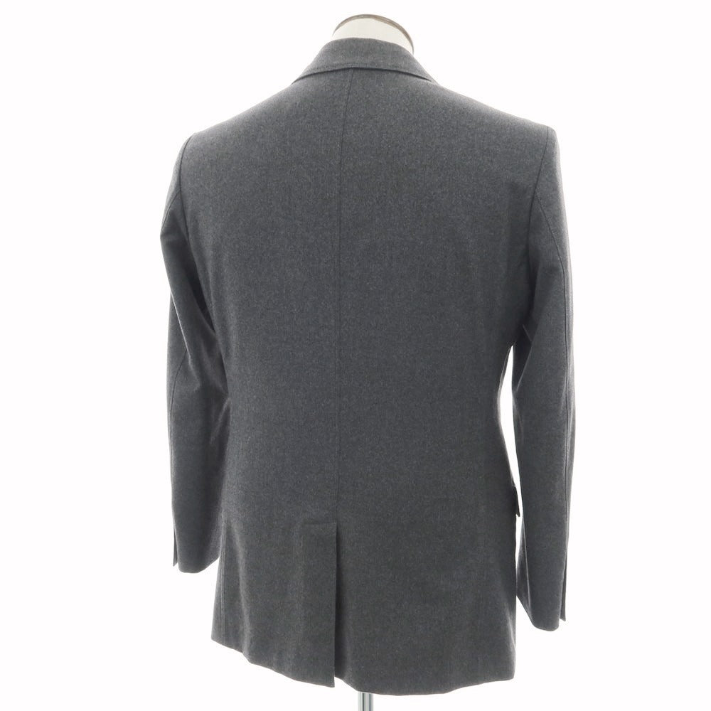 【中古】トゥモローランド TOMORROWLAND ストレッチウール テーラードジャケット グレー【サイズ50】【 状態ランクB 】【 メンズ 】