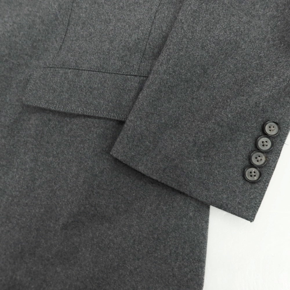 【中古】トゥモローランド TOMORROWLAND ストレッチウール テーラードジャケット グレー【サイズ50】【 状態ランクB 】【 メンズ 】