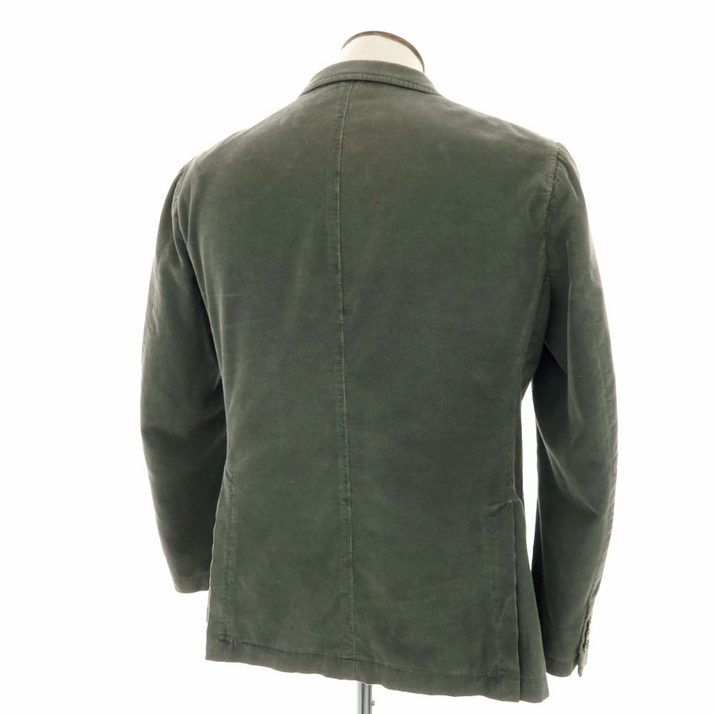 【中古】トンボリーニ TOMBOLINI コーデュロイ カジュアルジャケット スモークグリーン【サイズ50】【 状態ランクC 】【 メンズ 】