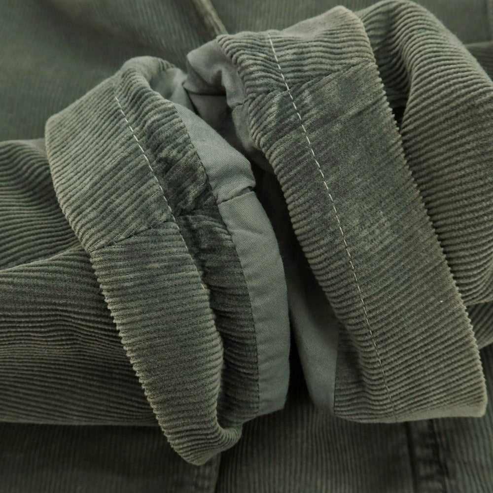 【中古】トンボリーニ TOMBOLINI コーデュロイ カジュアルジャケット スモークグリーン【サイズ50】【 状態ランクC 】【 メンズ 】