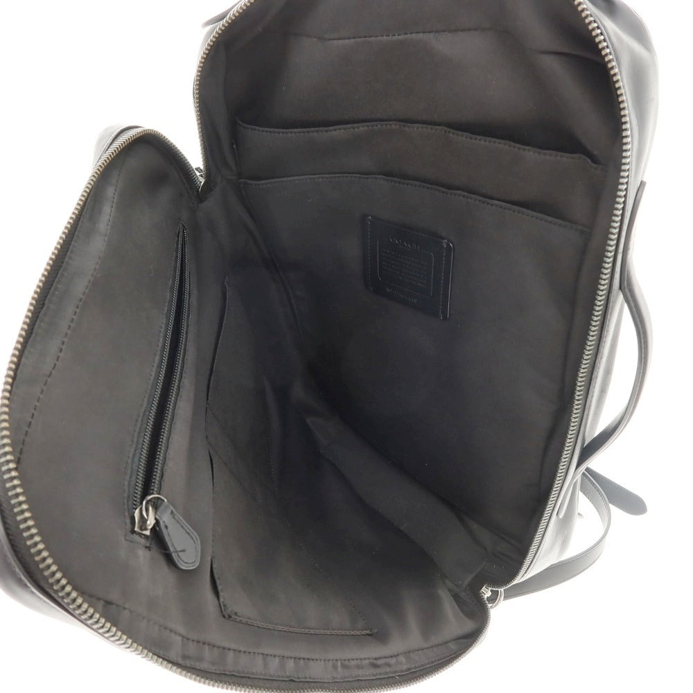 【中古】コーチ COACH C6877 グラハム コンバーチブル レザー バックパック・リュック ブラック【 状態ランクB 】【 メンズ 】
