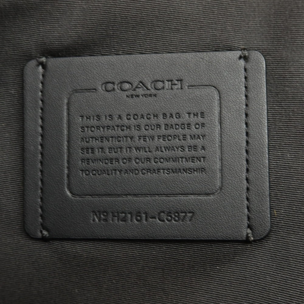 【中古】コーチ COACH C6877 グラハム コンバーチブル レザー バックパック・リュック ブラック【 状態ランクB 】【 メンズ 】