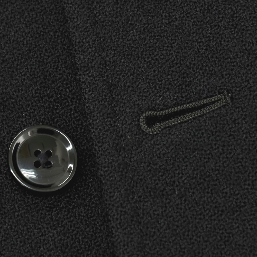 【中古】ヒロコ コシノ HIROKO KOSHINO ウール ダブルブレストコート ブラック【サイズM】【 状態ランクB 】【 メンズ 】