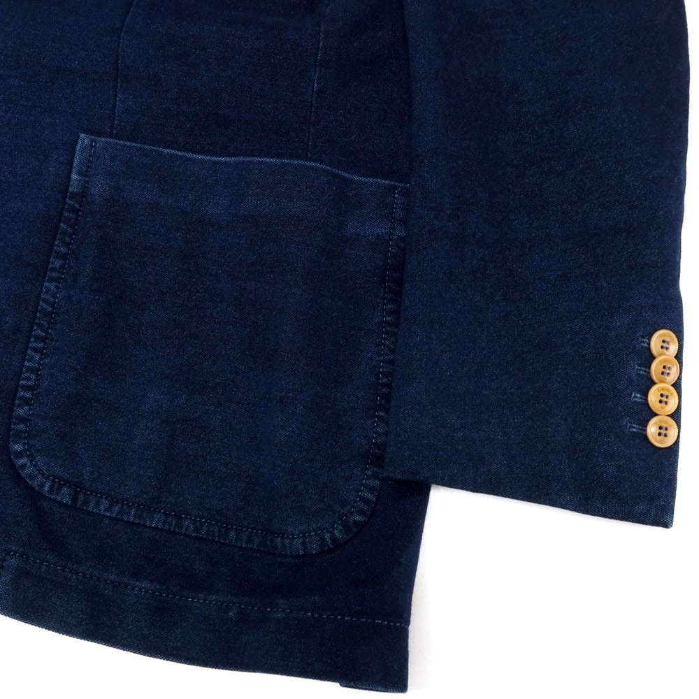 【中古】チルコロ1901 CIRCOLO 1901 コットン ジャージー 2B カジュアルジャケット ネイビー【サイズ46】【 状態ランクB 】【 メンズ 】