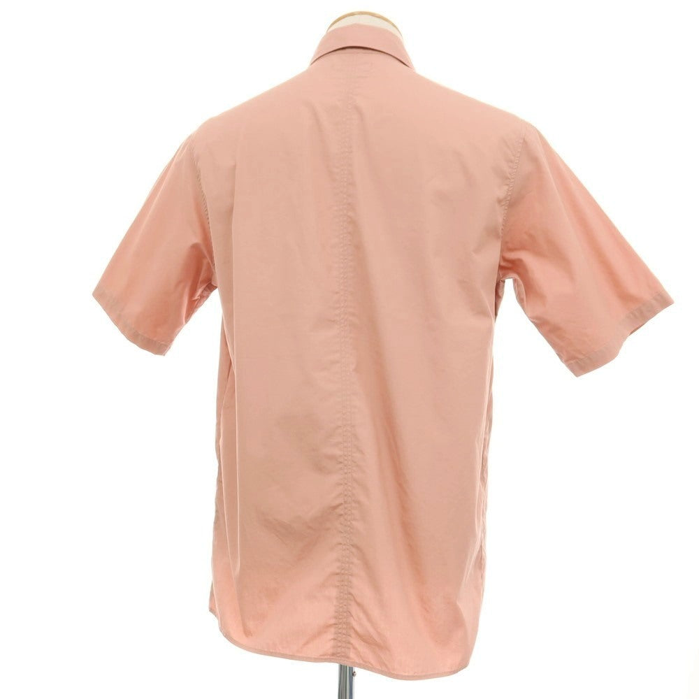 【中古】ベッドフォード BED J.W. FORD コットン 刺しゅう レギュラーカラー 半袖シャツ ピンク【サイズ1】【 状態ランクB 】【 メンズ 】