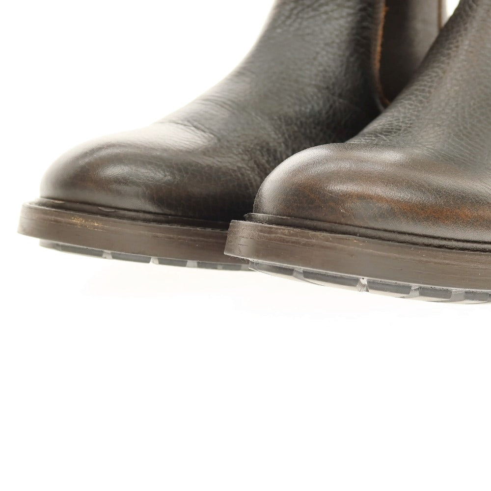 【中古】ペルノイ Per noi MAN.TO サイドゴアブーツ ダークブラウン【サイズ39】【 状態ランクA 】【 メンズ 】