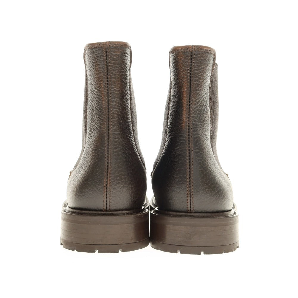 【中古】ペルノイ Per noi MAN.TO サイドゴアブーツ ダークブラウン【サイズ39】【 状態ランクA 】【 メンズ 】