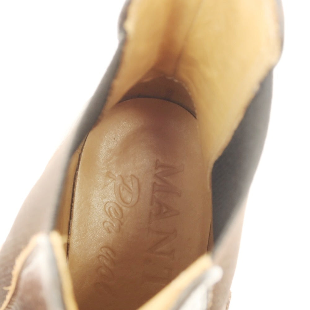 【中古】ペルノイ Per noi MAN.TO サイドゴアブーツ ダークブラウン【サイズ39】【 状態ランクA 】【 メンズ 】