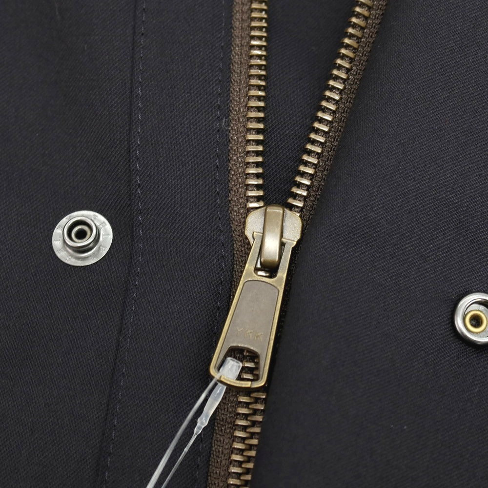 【中古】その他ブランド Brand Super130’S ウール スタンドカラー ミリタリージャケット ダークネイビー【サイズ表記なし(S位)】【 状態ランクA 】【 メンズ 】