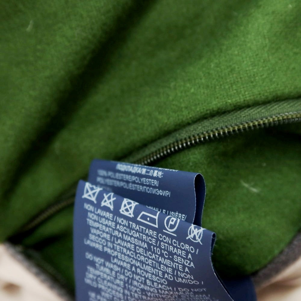 【中古】ヘルノ Herno POLAR-TECH ウールナイロン フーデッド ダウンジャケット グリーン【サイズ50】【 状態ランクB 】【 メンズ 】