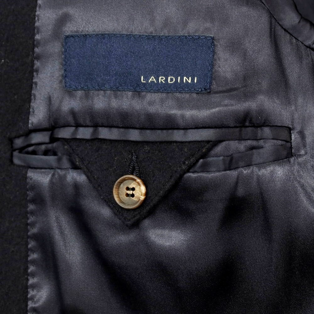 【中古】ラルディーニ LARDINI ウール チェスターフィールドコート ネイビー【 サイズ46 】【 状態ランクB 】【 メンズ 】