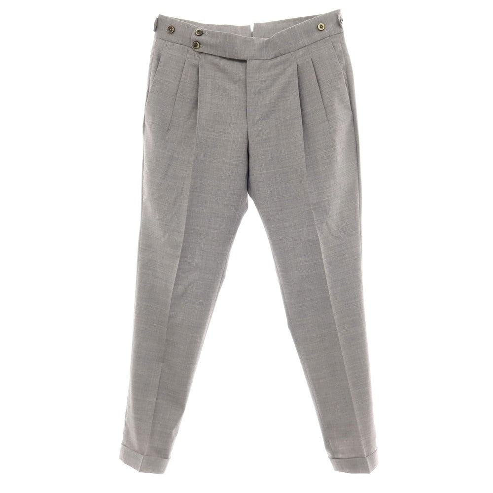 【中古】ピーティートリノ PT TORINO ウールポリウレタン ドレススラックスパンツ グレー【サイズ46】【 状態ランクB 】【 メンズ 】