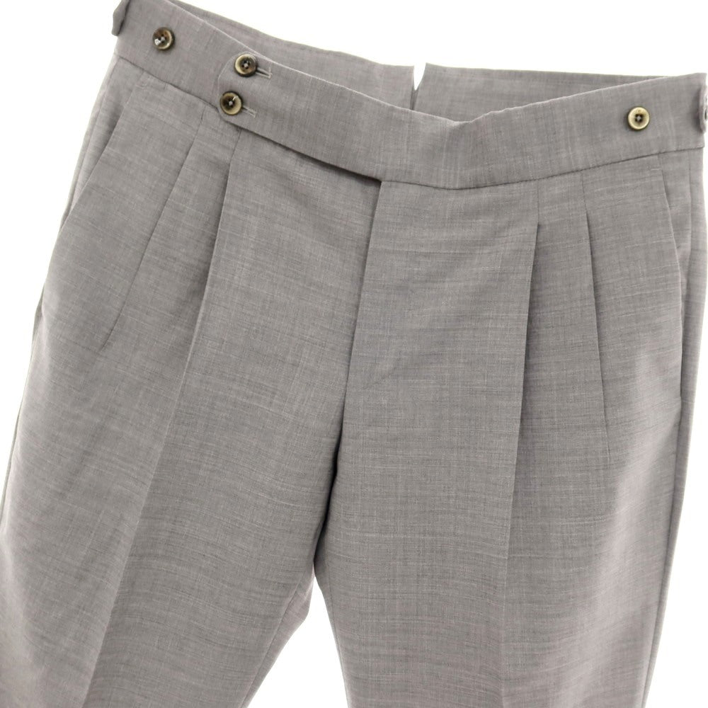 【中古】ピーティートリノ PT TORINO ウールポリウレタン ドレススラックスパンツ グレー【サイズ46】【 状態ランクB 】【 メンズ 】