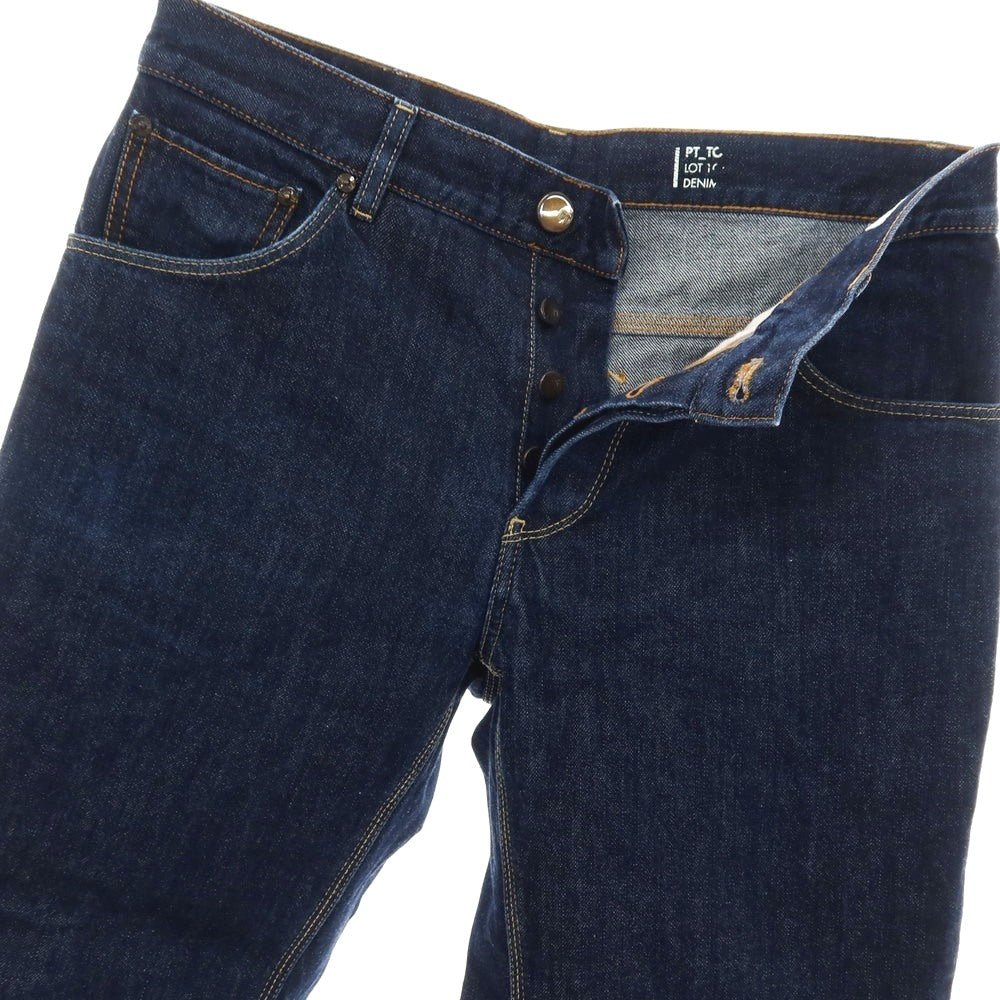【中古】ピーティートリノ デニム PT TORINO DENIM REBEL WORK コットン ペインター デニムパンツ ジーンズ ネイビー【サイズ32】【 状態ランクC 】【 メンズ 】