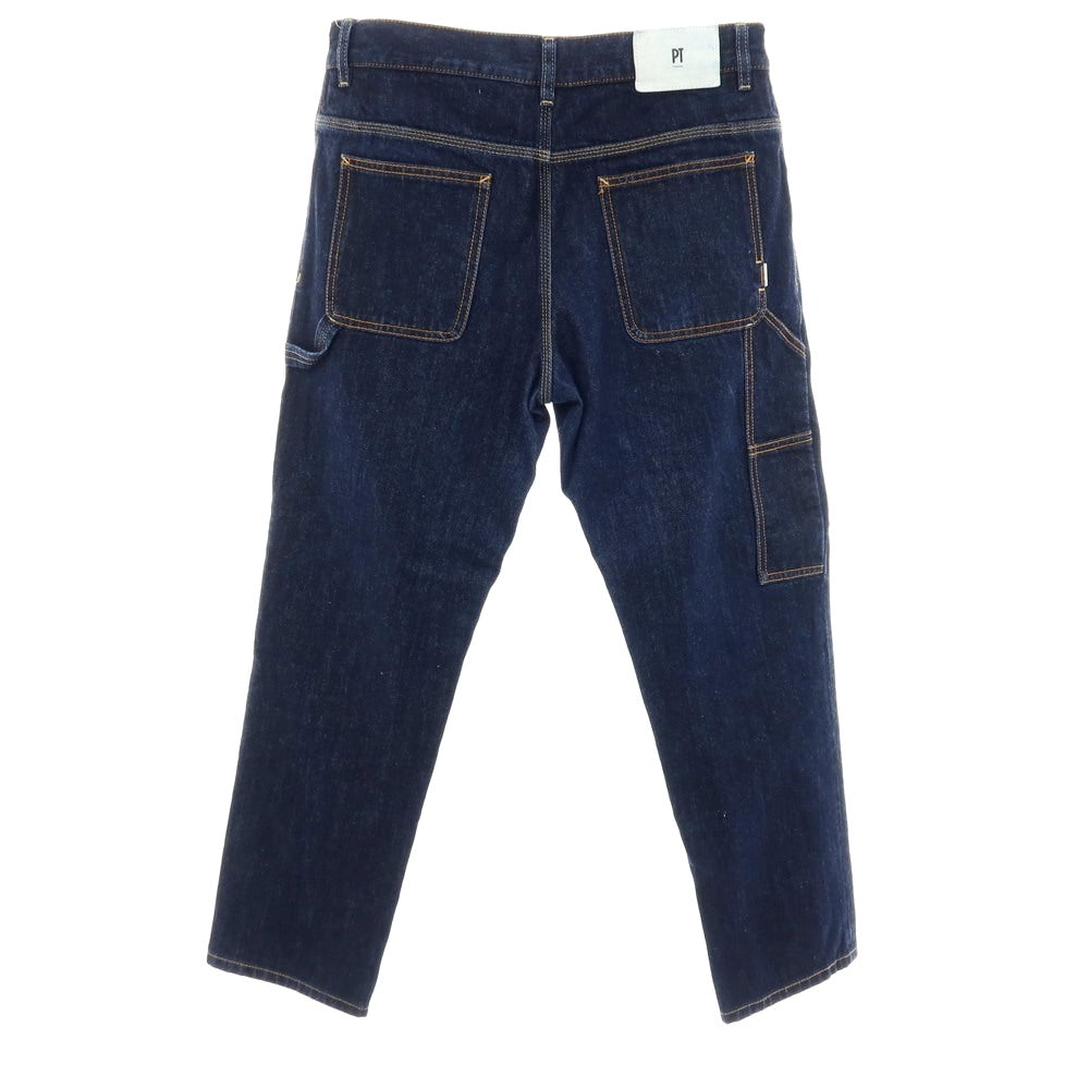 【中古】ピーティートリノ デニム PT TORINO DENIM REBEL WORK コットン ペインター デニムパンツ ジーンズ ネイビー【サイズ32】【 状態ランクC 】【 メンズ 】