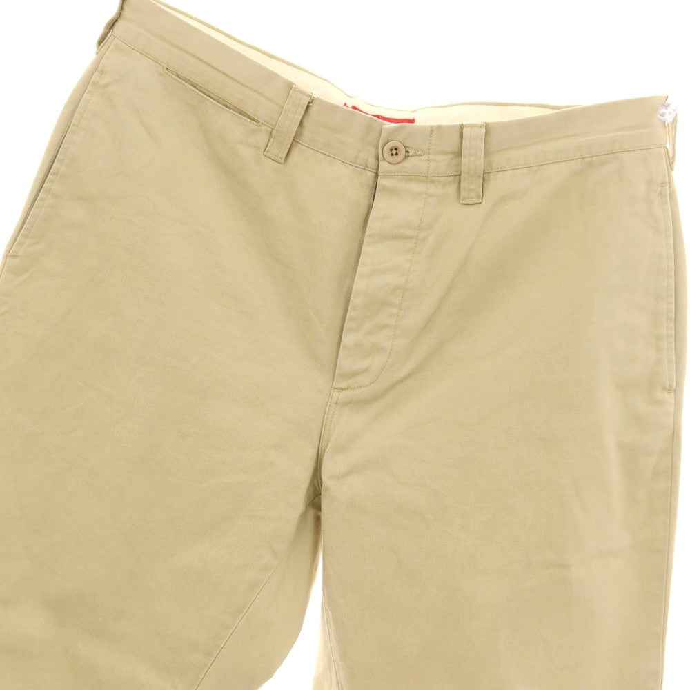 【中古】シュプリーム Supreme 2025年秋冬 Chino Pant コットン チノパンツ ベージュ【サイズ34】【 状態ランクC 】【 メンズ 】