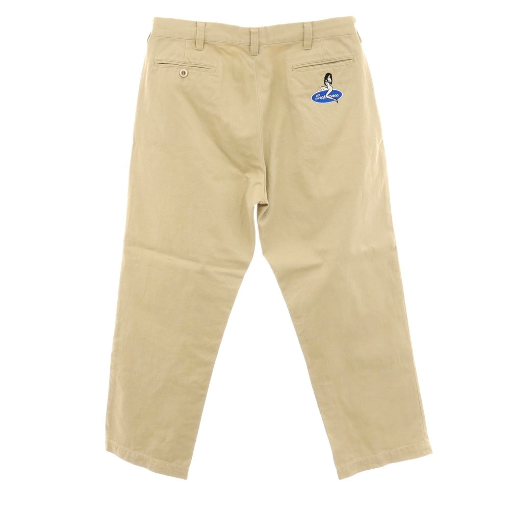 【中古】シュプリーム Supreme 2025年秋冬 Chino Pant コットン チノパンツ ベージュ【サイズ34】【 状態ランクC 】【 メンズ 】