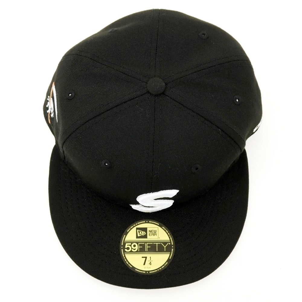 【中古】【未使用】シュプリーム Supreme 2025年秋冬 Reaper S Logo New Era キャップ ブラック【サイズ7 1/4】【 状態ランクS 】【 メンズ 】