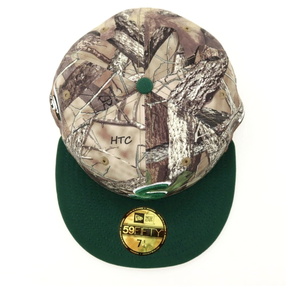 【中古】【未使用】シュプリーム Supreme 2025年秋冬 Reaper S Logo New Era キャップ ブラウンxグリーン【サイズ7 1/4】【 状態ランクS 】【 メンズ 】