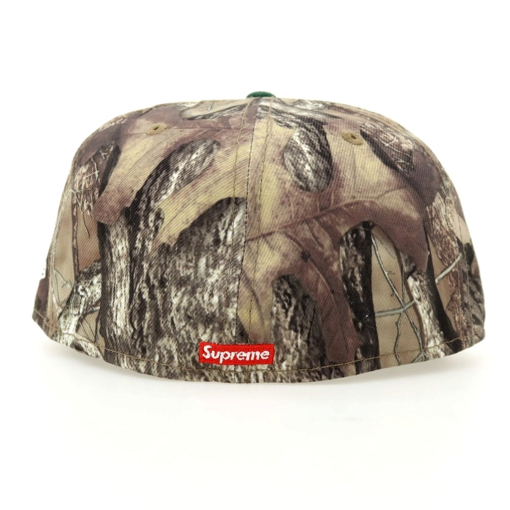 【中古】【未使用】シュプリーム Supreme 2025年秋冬 Reaper S Logo New Era キャップ ブラウンxグリーン【サイズ7 1/4】【 状態ランクS 】【 メンズ 】