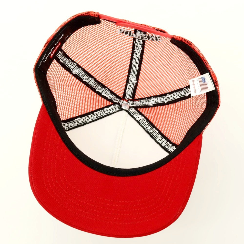 【中古】シュプリーム Supreme × Number (N)ine、Mickey Mouse 2025年秋冬 Mesh Back 5 Panel キャップ レッド【サイズONE SIZE(58cm)】【 状態ランクA 】【 メンズ 】