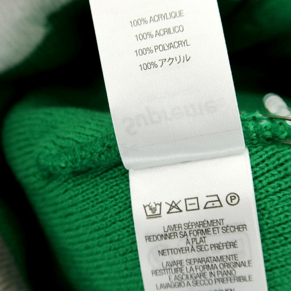 【中古】シュプリーム Supreme 2025年秋冬 Camo Big Logo Beanie ニットキャップ グリーンxグレー【サイズ58cm(ONE SIZE)】【 状態ランクA 】【 メンズ 】