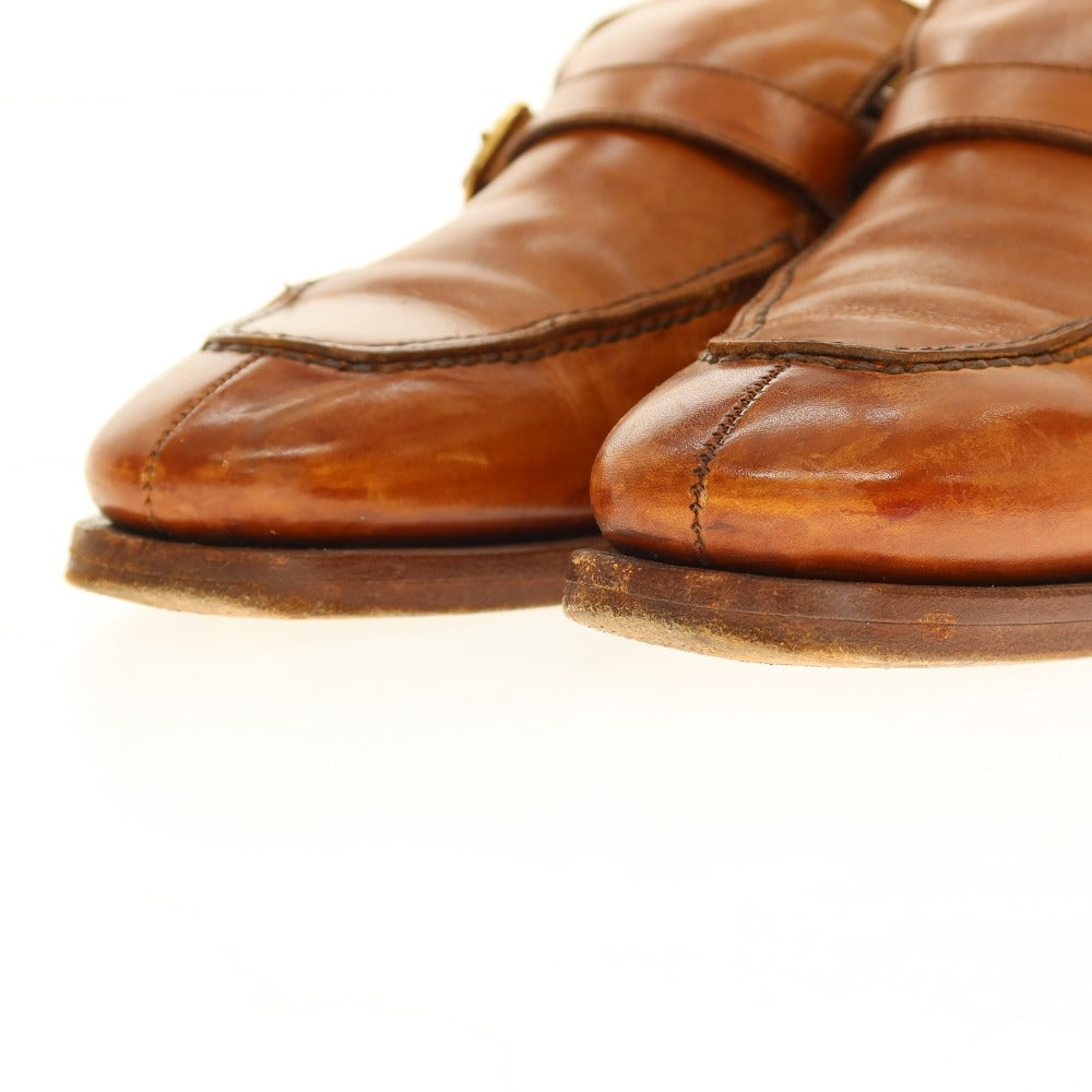 【中古】リドフォルト LIDFORT ドレスシューズ ライトブラウン【サイズ6】【 状態ランクD 】【 メンズ 】