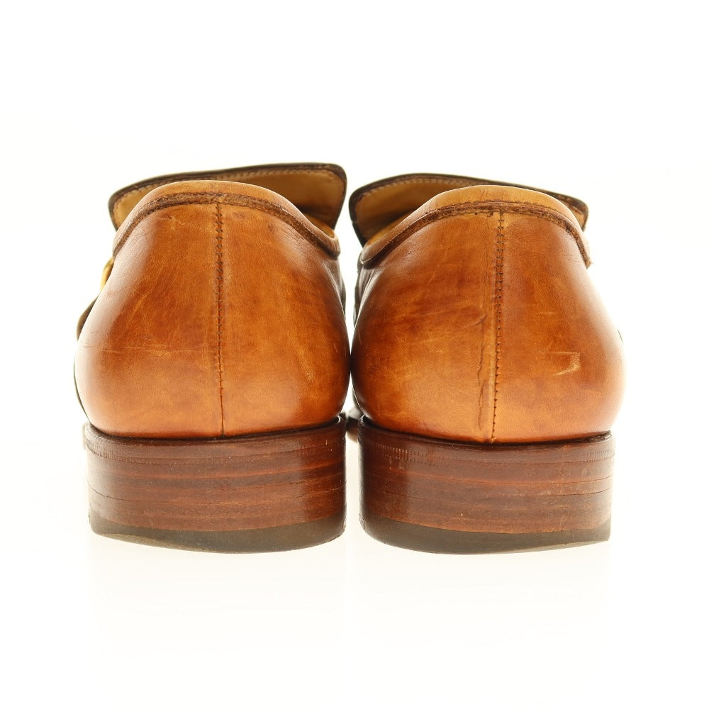 【中古】リドフォルト LIDFORT ドレスシューズ ライトブラウン【サイズ6】【 状態ランクD 】【 メンズ 】