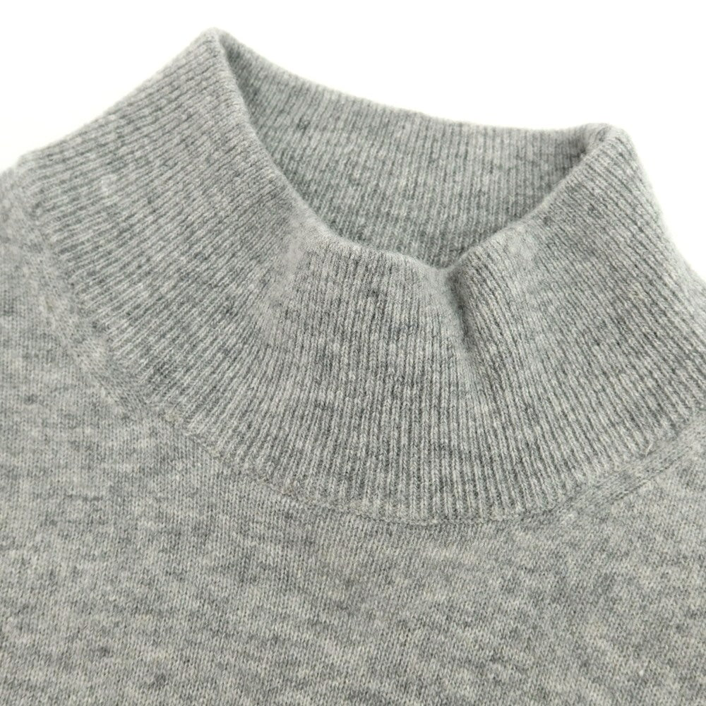 【中古】アレッサンドロルッピ Alessandro Luppi ウールカシミヤ ハイネック プルオーバーニット ライトグレー【サイズ44】【 状態ランクB 】【 メンズ 】