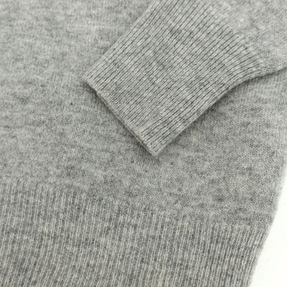 【中古】アレッサンドロルッピ Alessandro Luppi ウールカシミヤ ハイネック プルオーバーニット ライトグレー【サイズ44】【 状態ランクB 】【 メンズ 】