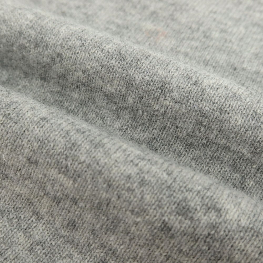 【中古】アレッサンドロルッピ Alessandro Luppi ウールカシミヤ ハイネック プルオーバーニット ライトグレー【サイズ44】【 状態ランクB 】【 メンズ 】