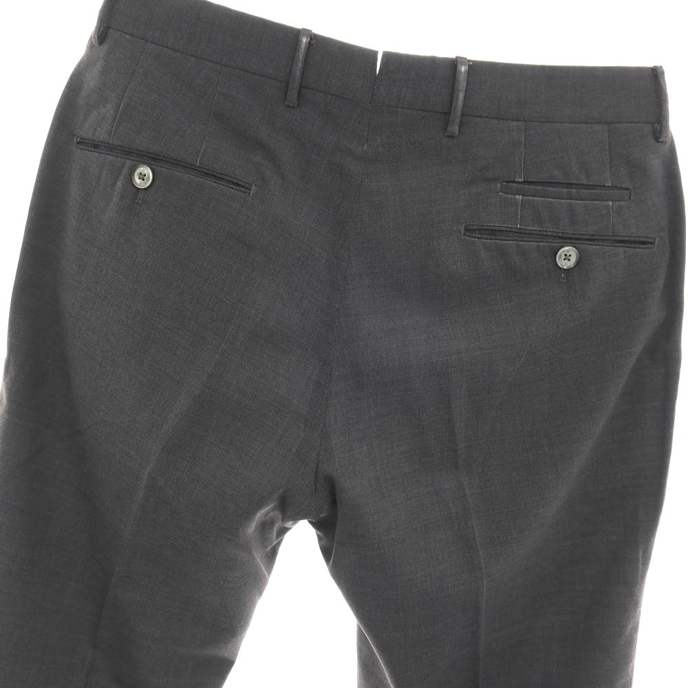 【中古】ピーティートリノ PT TORINO ストレッチ ウールポリエステル ドレススラックスパンツ ダークグレー【サイズ46】【 状態ランクC 】【 メンズ 】