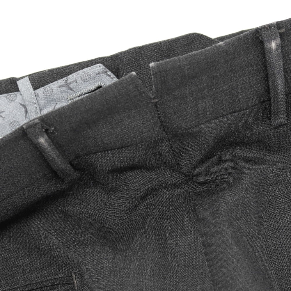 【中古】ピーティートリノ PT TORINO ストレッチ ウールポリエステル ドレススラックスパンツ ダークグレー【サイズ46】【 状態ランクC 】【 メンズ 】