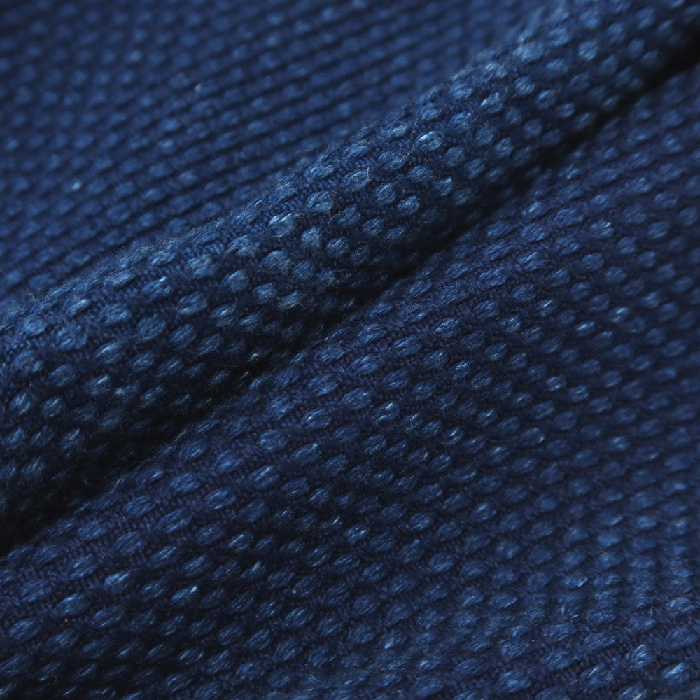 【中古】モモタロウ ジーンズ MOMOTARO JEANS コットン ベスト ネイビーブルー【サイズ36】【 状態ランクB 】【 メンズ 】