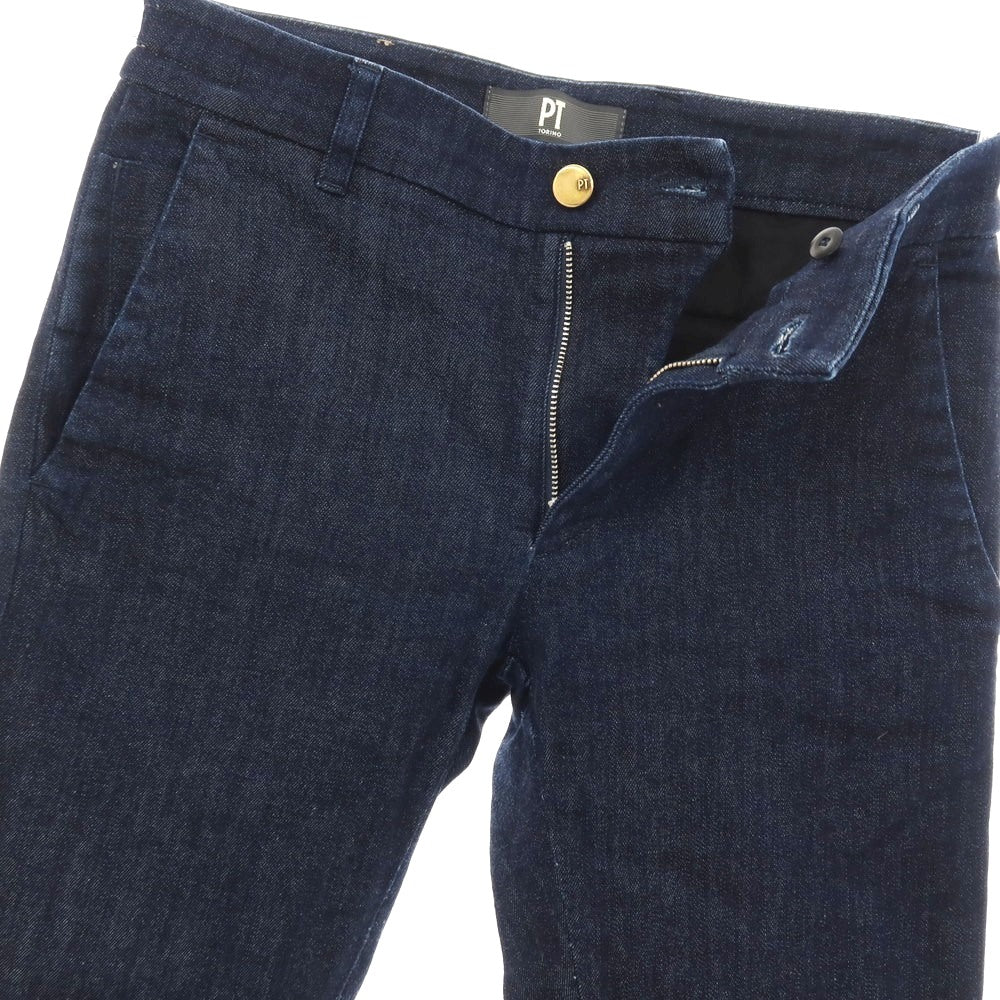 【中古】ピーティートリノ デニム PT TORINO DENIM ストレッチ コットン デニムパンツ ジーンズ ネイビー【サイズ28】【 状態ランクB 】【 メンズ 】