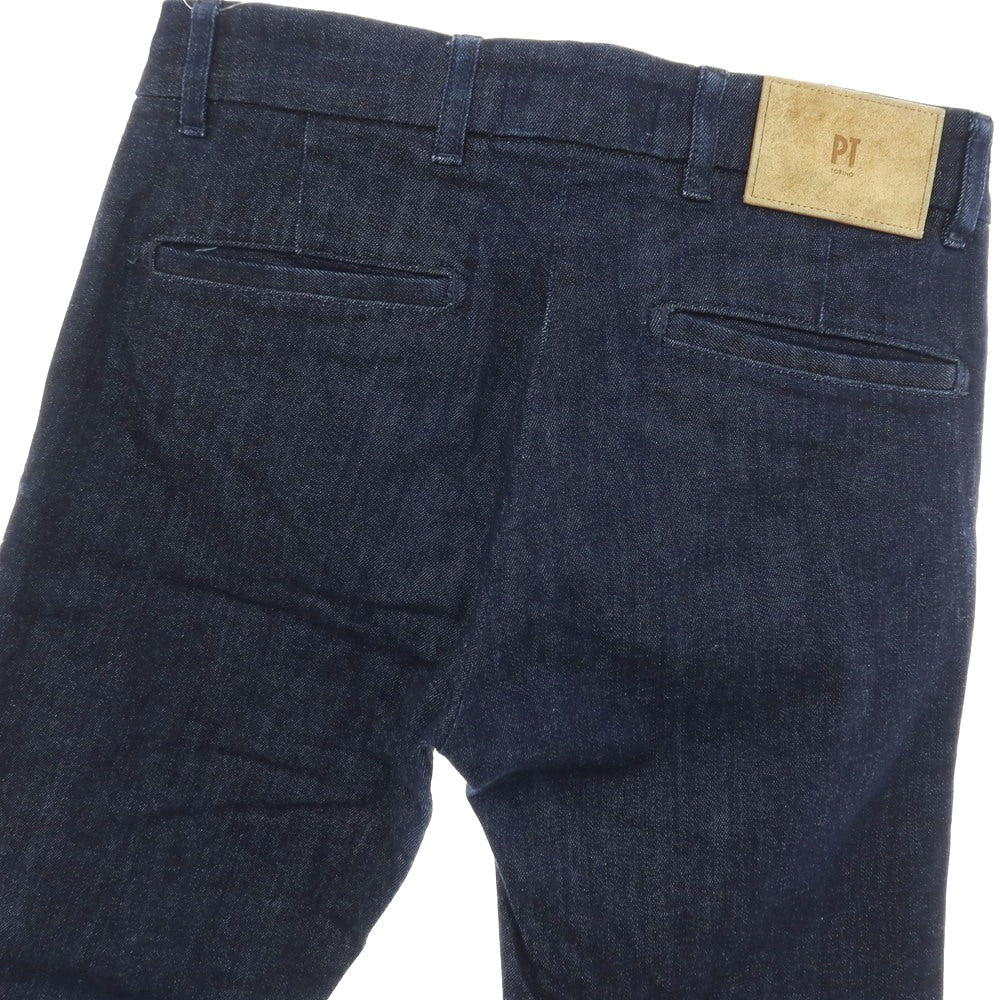 【中古】ピーティートリノ デニム PT TORINO DENIM ストレッチ コットン デニムパンツ ジーンズ ネイビー【サイズ28】【 状態ランクB 】【 メンズ 】