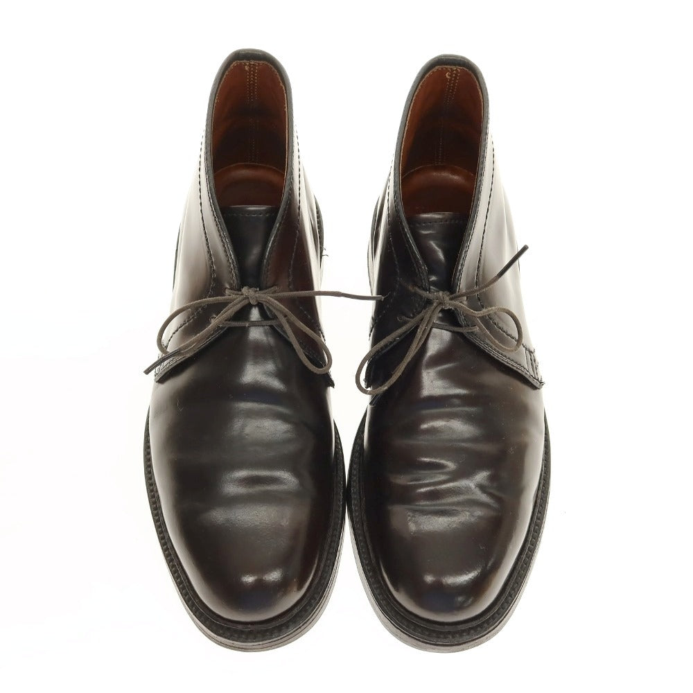 【中古】オールデン ALDEN TASSELS別注 1340 コードバン チャッカブーツ ダークブラウン【サイズ7 1/2D】【 状態ランクB 】【 メンズ 】