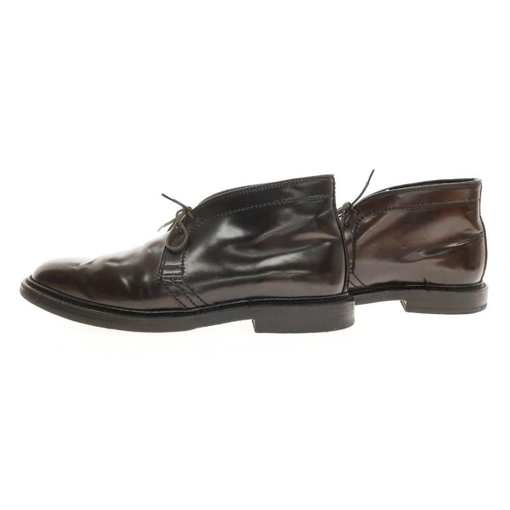 【中古】オールデン ALDEN TASSELS別注 1340 コードバン チャッカブーツ ダークブラウン【サイズ7 1/2D】【 状態ランクB 】【 メンズ 】