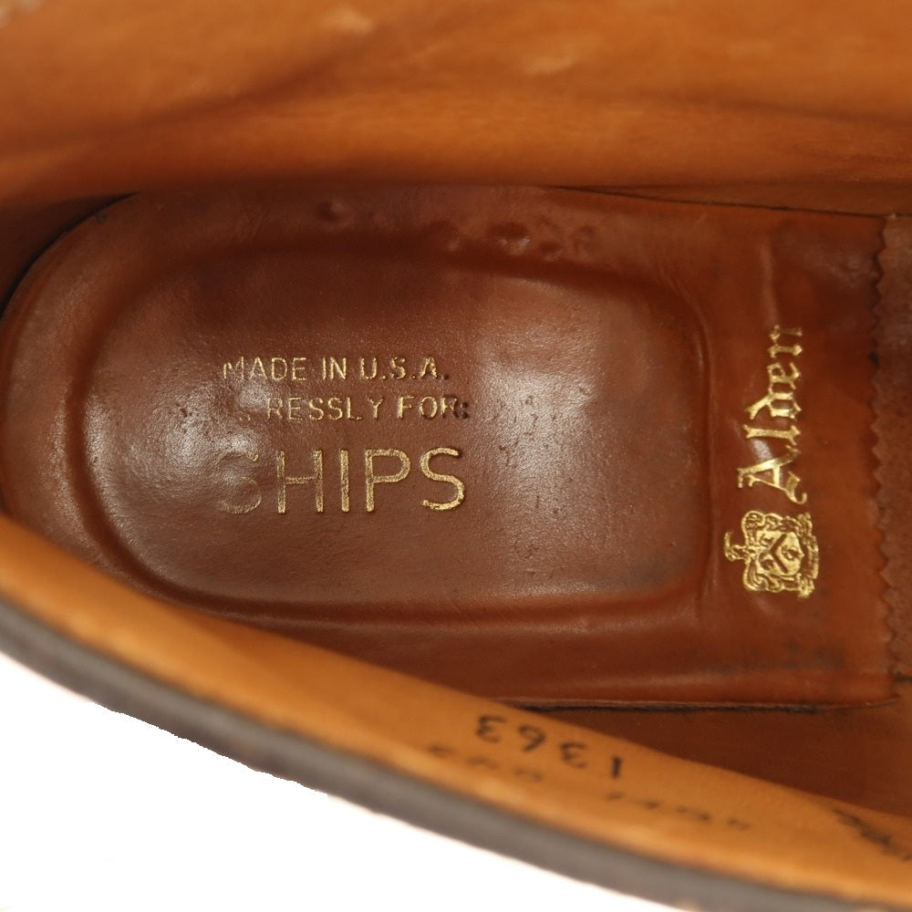 【中古】オールデン ALDEN SHIPS別注 スエード チャッカブーツ ブラウン【サイズ7 1/2D】【 状態ランクC 】【 メンズ 】